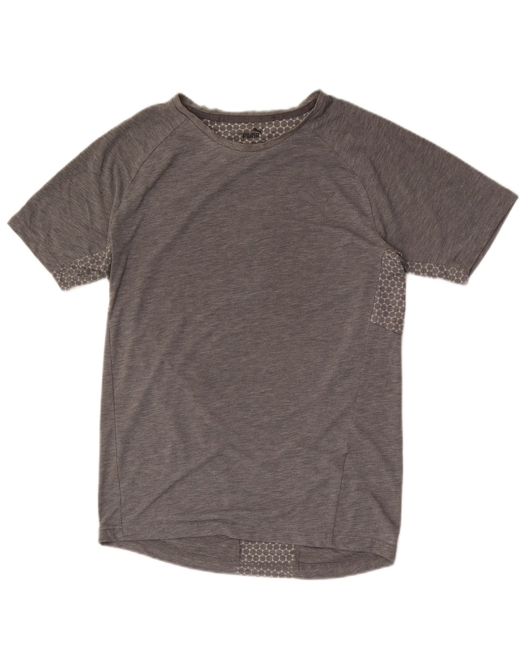 Puma Mens T-Shirt Top Medium Grey