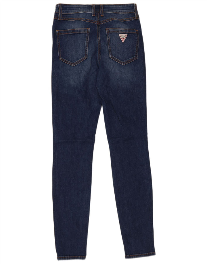 Guess Womens Skinny Jeans W27 L29 Blue