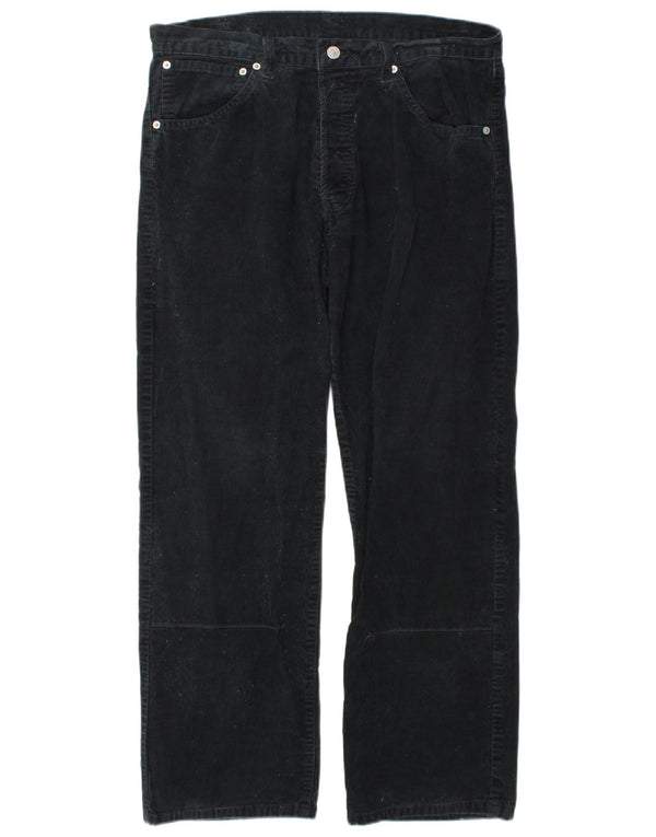Levi's Mens 511 Straight Corduroy Trousers W36 L30 Navy Blue Cotton