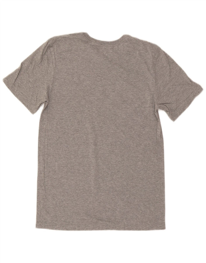 Nike Mens Graphic T-Shirt Top Small Grey Flecked Cotton