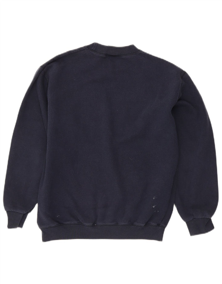 Champion Mens Sweatshirt Jumper Medium Navy Blue