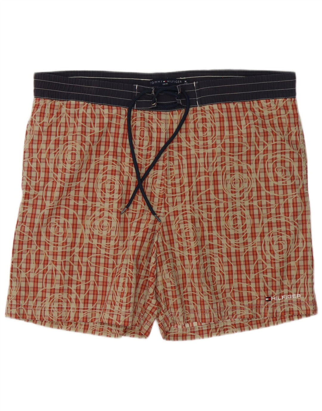 Tommy Hilfiger muške kupaće kratke hlače srednje crvene karirane boje