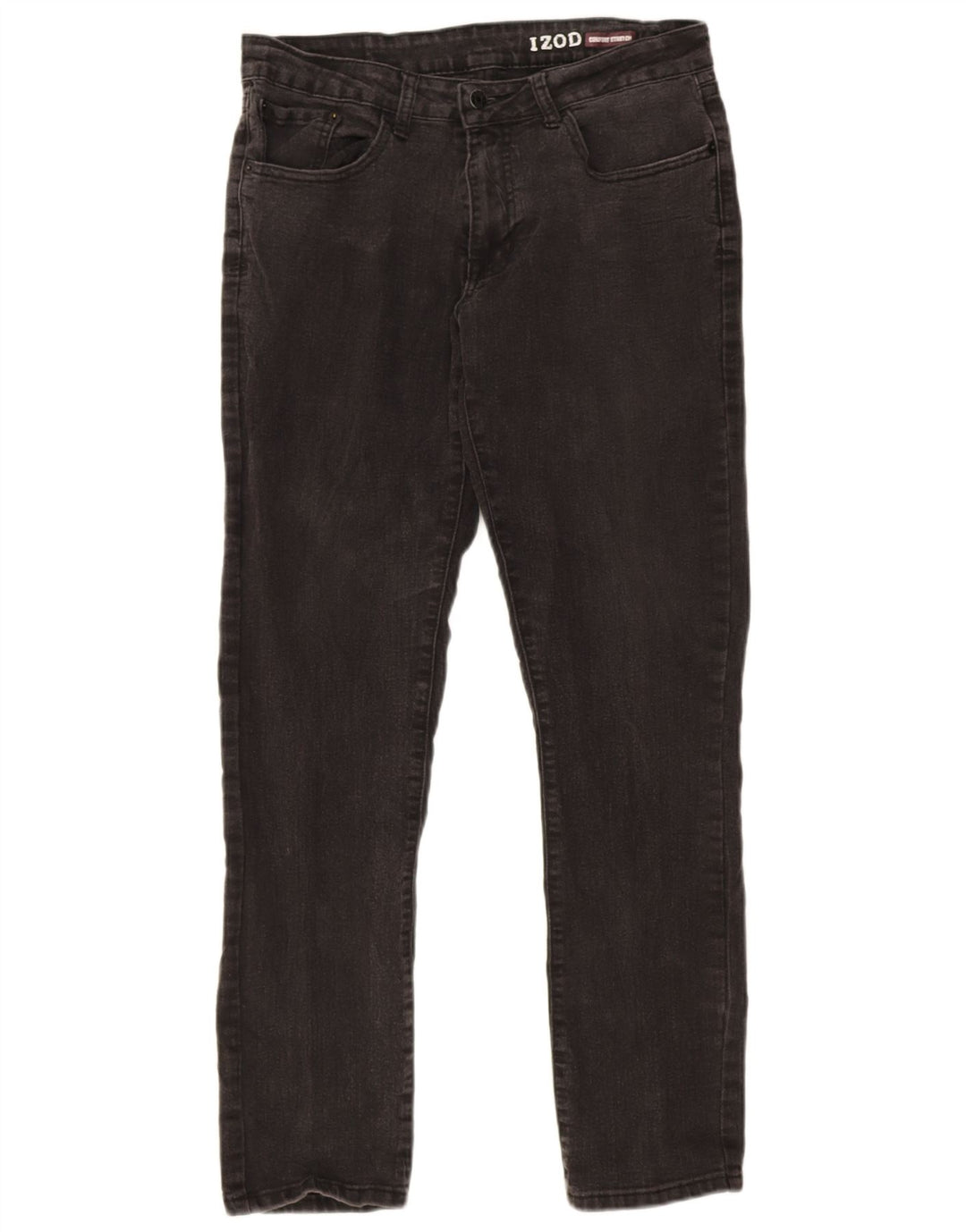 Izod Jean droit stretch femme W32 L32 gris coton