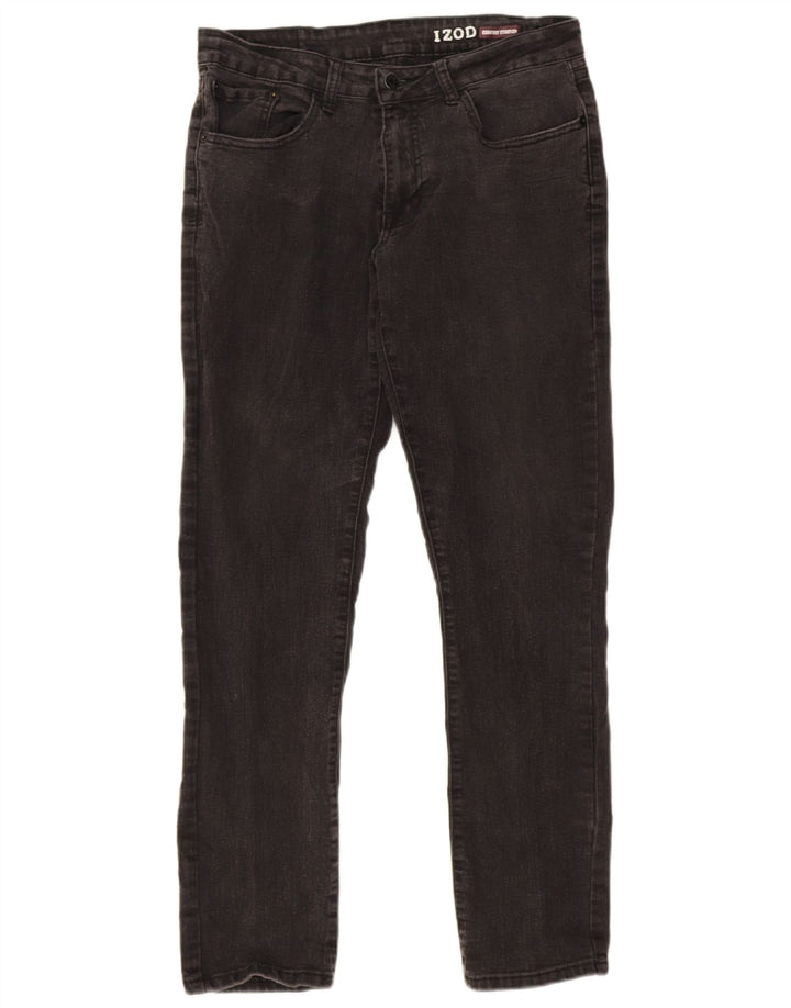 Izod Jean droit stretch femme W32 L32 gris coton
