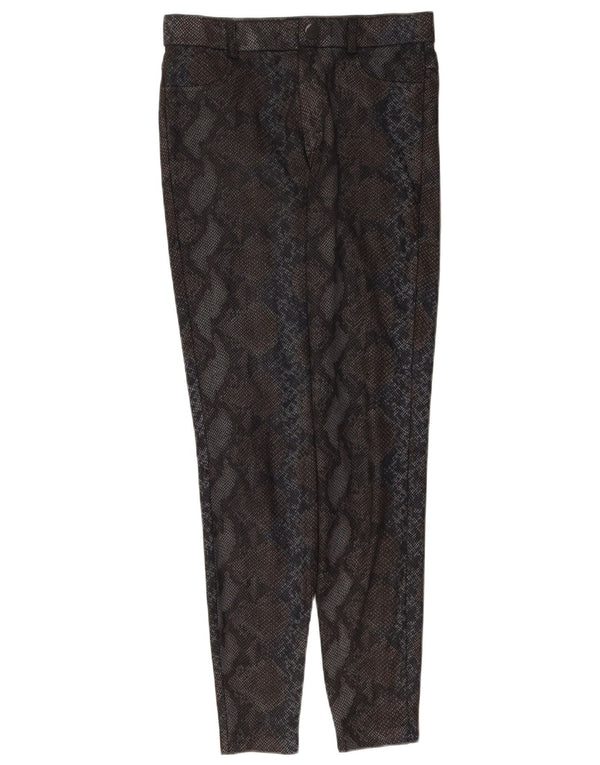 Legginsy damskie Zara Trafaluc UK 14, średni czarny nadruk zwierzęcy