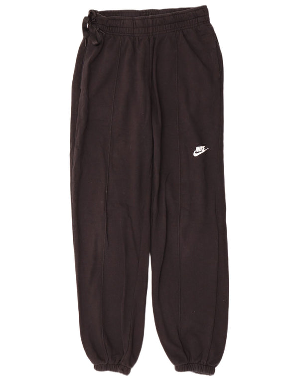 Nike Pantalon de survêtement graphique pour femme, jogging UK 10, petit coton noir