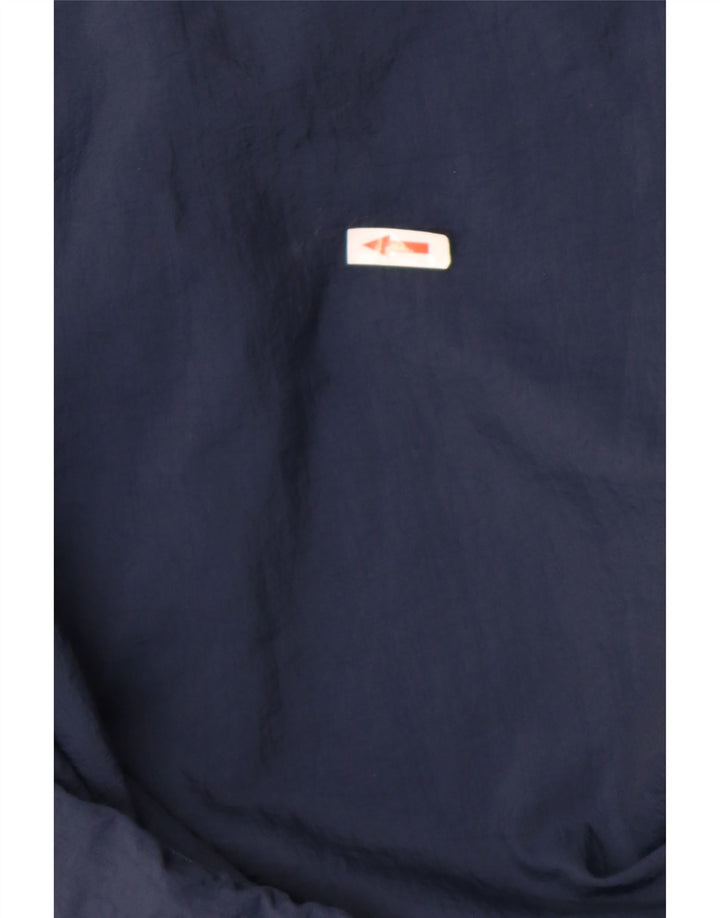 C&A Mens Tracksuit Trousers Joggers Large  Navy Blue Colourblock Polyamide