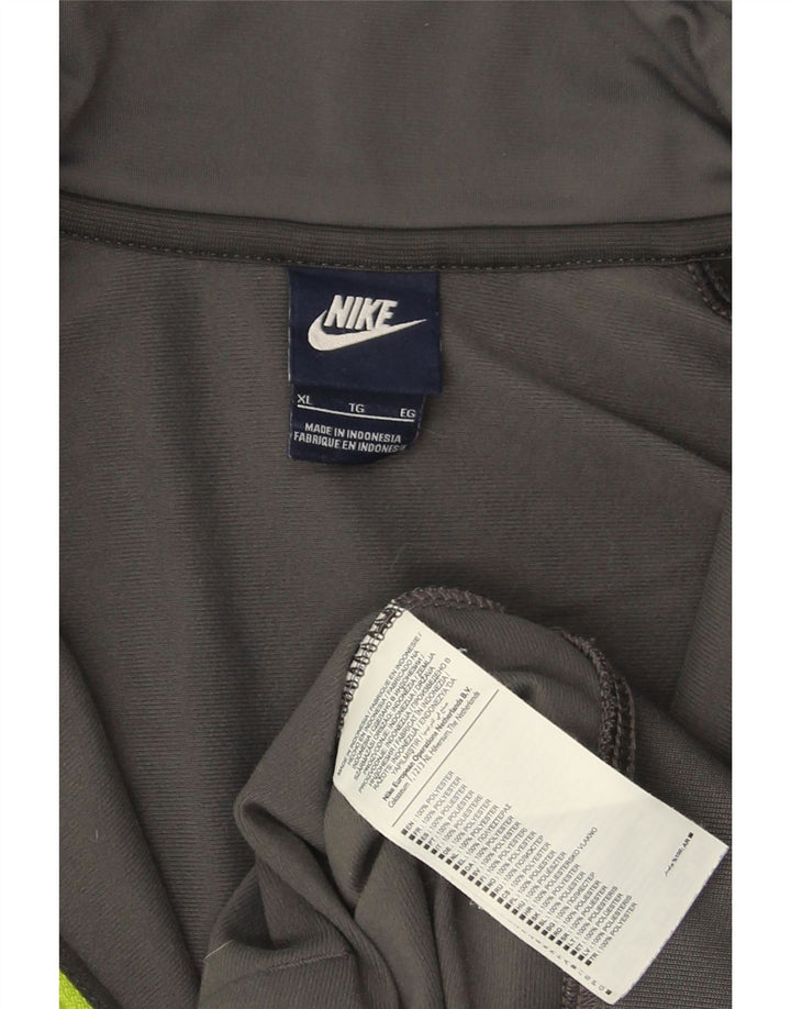 NIKE muška trenirka gornja jakna XL sivi poliester u boji