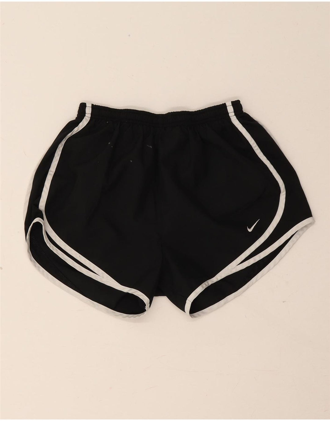Nike Womens Dri Fit Sport Shorts UK 8 Small  Black Polyester