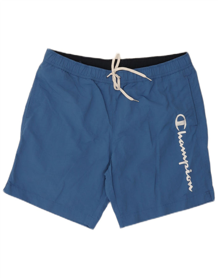Champion Mens Graphic Swimming Shorts 2XL  Blue