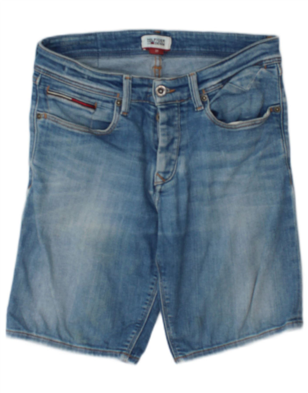 Tommy Hilfiger Mens Denim Shorts W29 Small  Blue