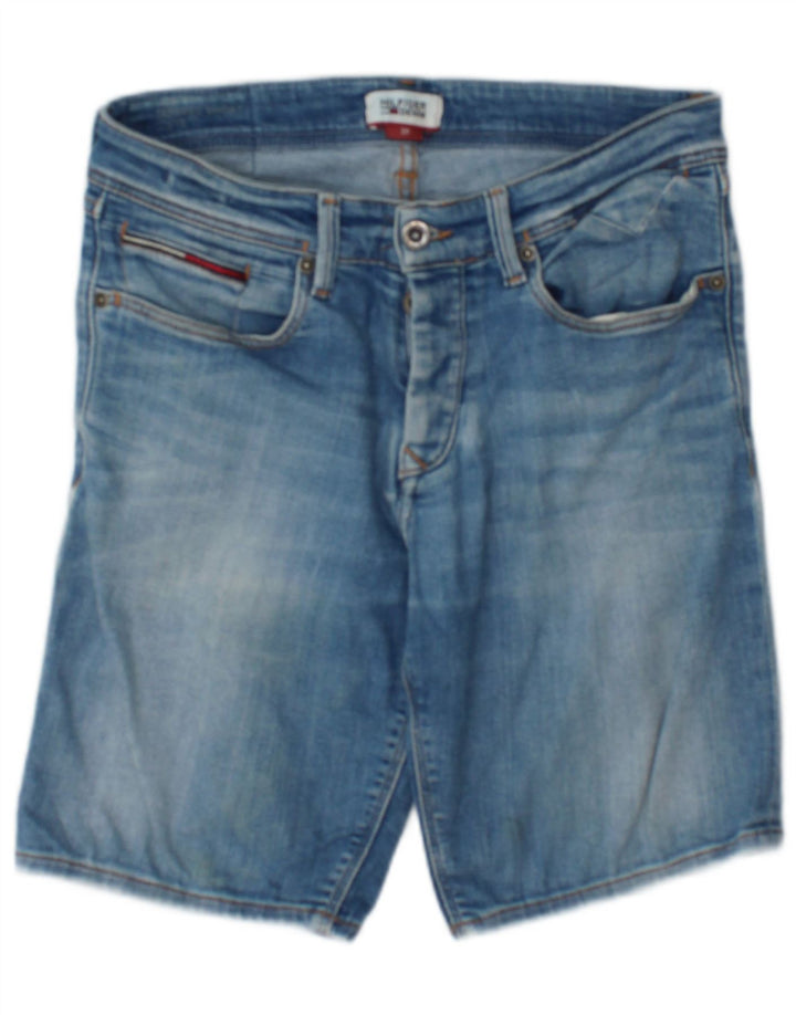 Tommy Hilfiger Mens Denim Shorts W29 Small  Blue