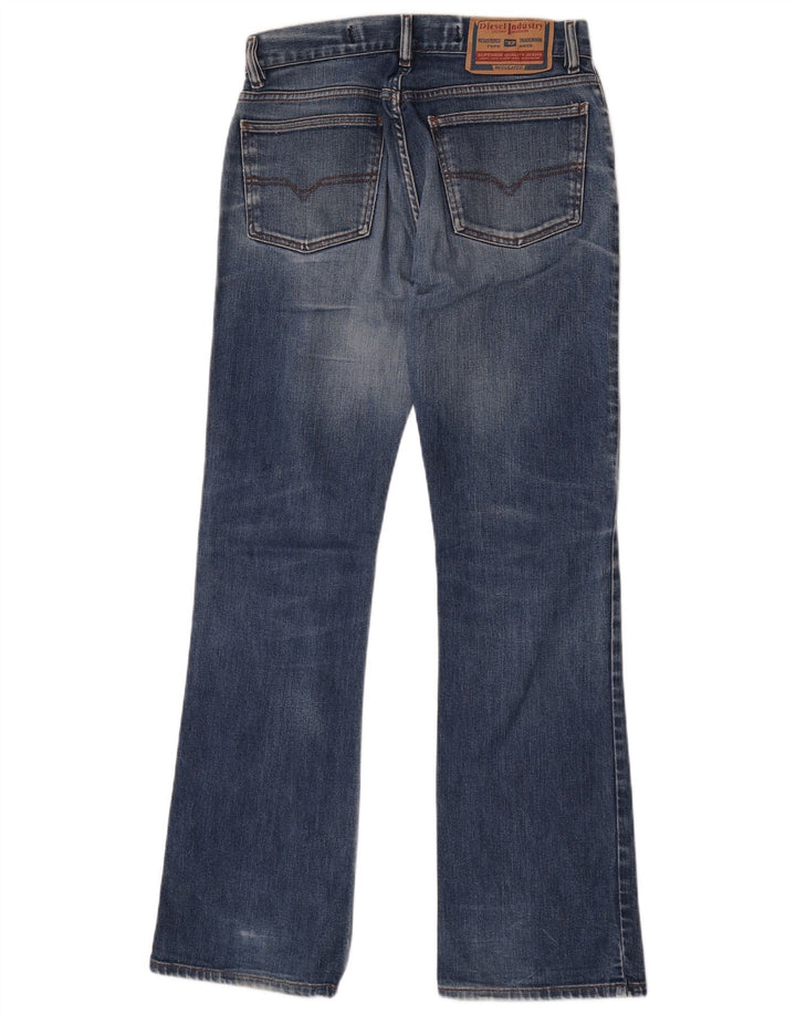 Diesel Mens Bootcut Jeans W31 L32 Blue Cotton