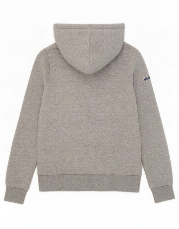 Damski sweter z kapturem Superdry Graphic UK 8 Small, szary, bawełniany