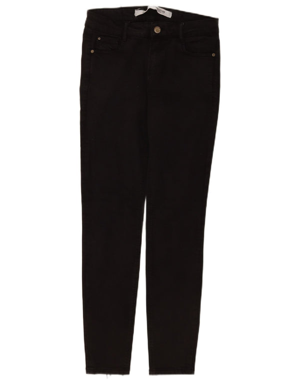 Zara Dame Skinny Jeans EU 36 XS W26 L28 Sort Lyocell