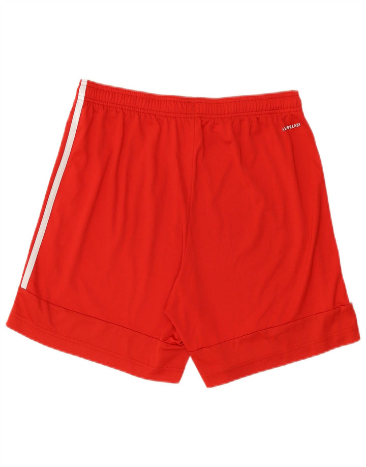 Adidas Mens Aeroready Sport Shorts Medium  Red Polyester