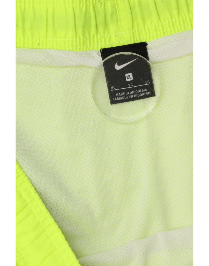 Nike Short de sport pour homme XL Jaune
