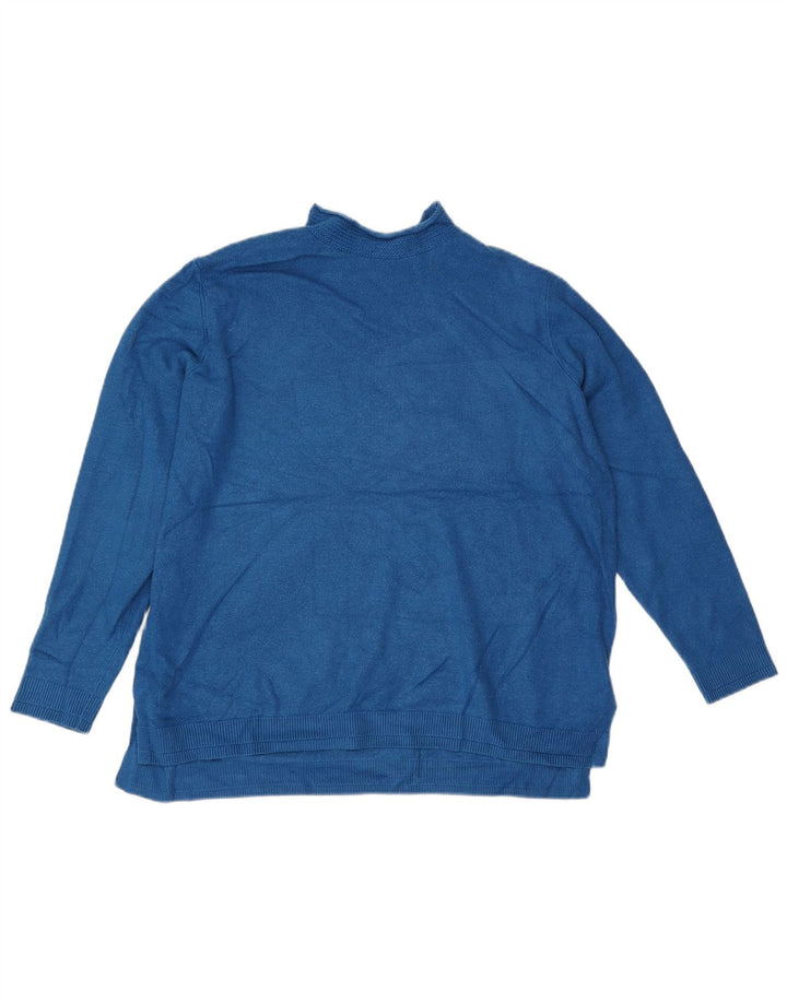 Marks & Spencer Pull col roulé pour femme UK 16 Large Bleu