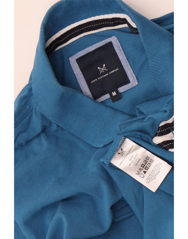 Crew Clothing Polo Homme Bleu Moyen Coton