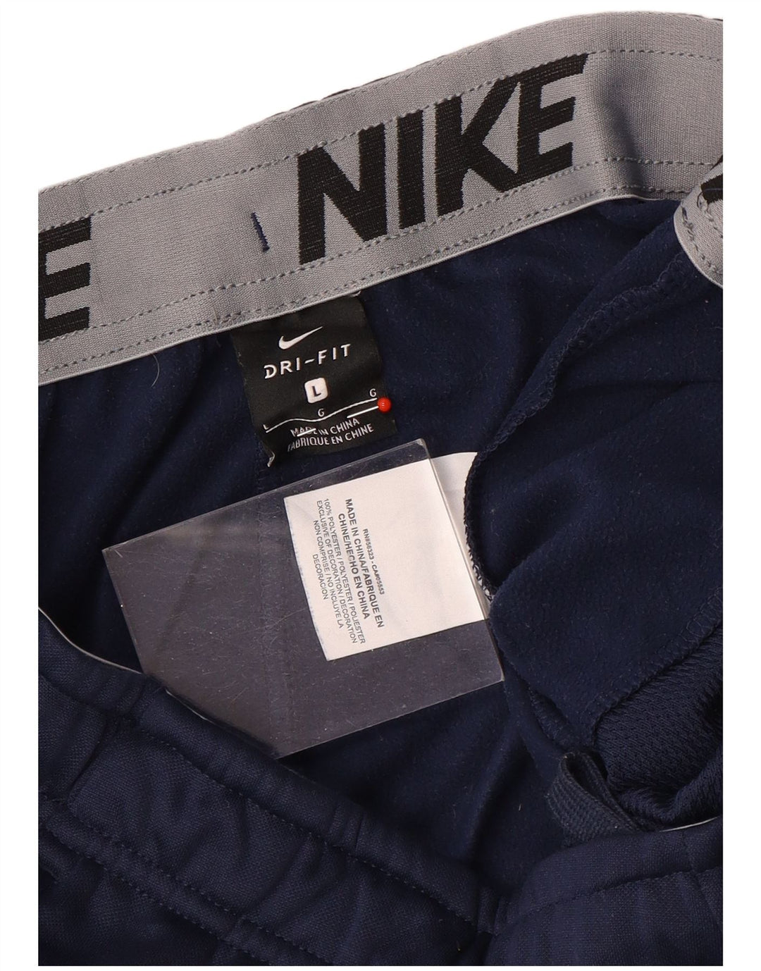 Nike Mens Michigan Tracksuit Trousers Large Navy Blue Polyester