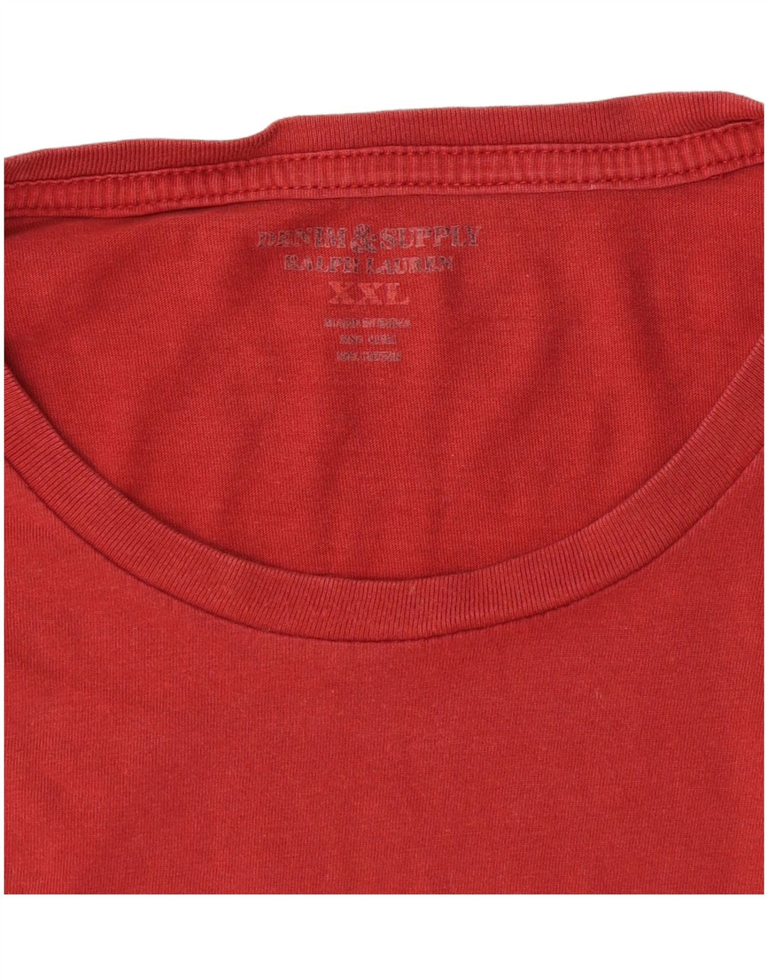 Ralph Lauren Mens Graphic T-Shirt Top 2XL Red