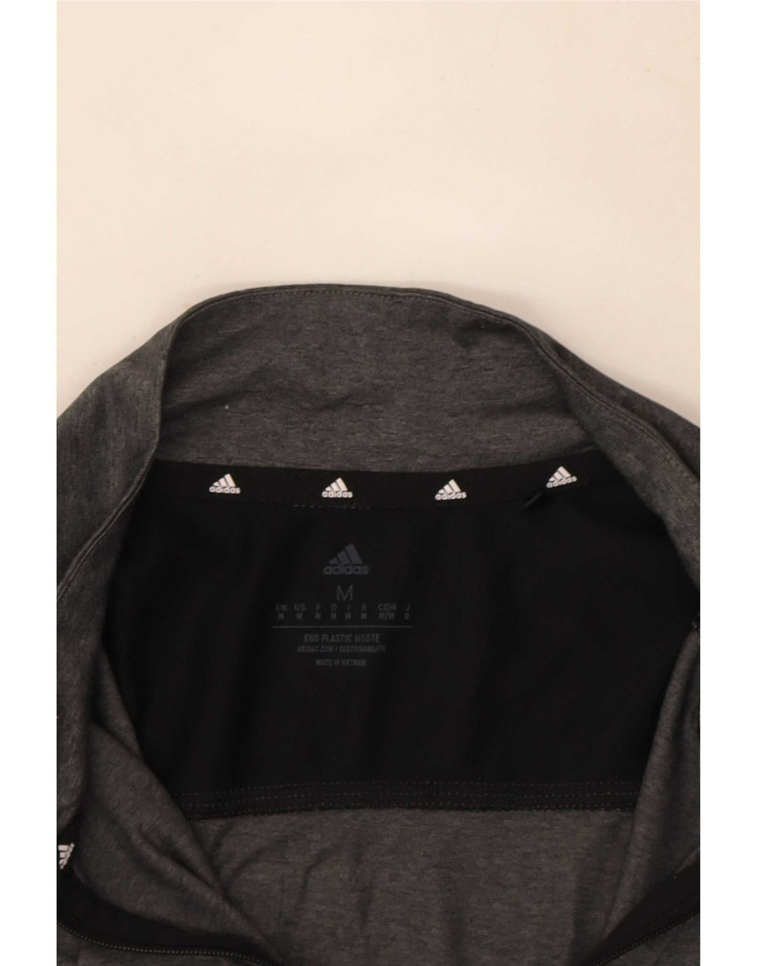 Adidas Mens Aeroready Pullover Tracksuit Top Medium Grey Colourblock