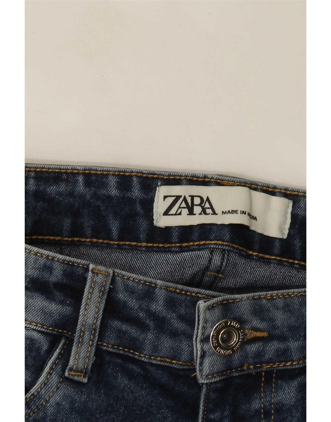 Zara Dame Slim Jeans W30 L29 Blå