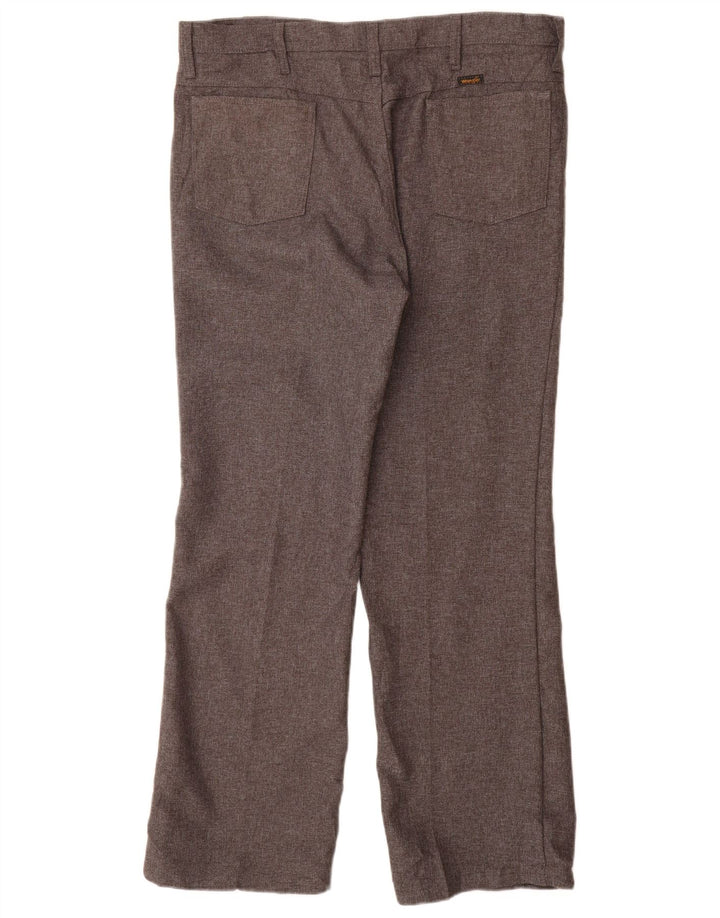 Pantaloni casual dritti da uomo Wrangler W38 L30 poliestere grigio