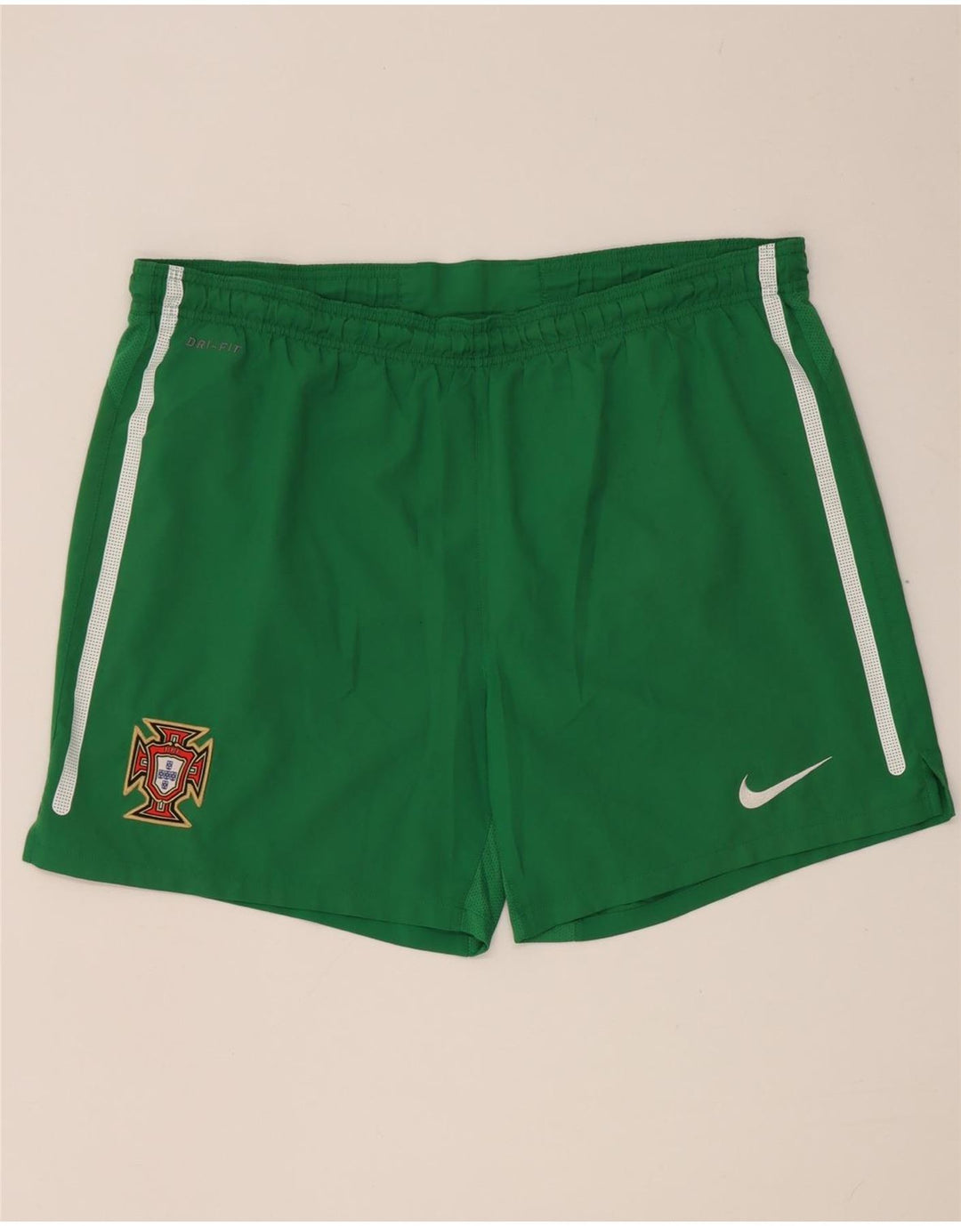 Nike Mens Portugal Sport Shorts Large Green Polyester