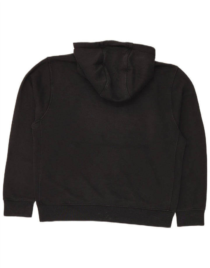 Nike Herren-Hoodie-Pullover aus mittelschwarzer Baumwolle