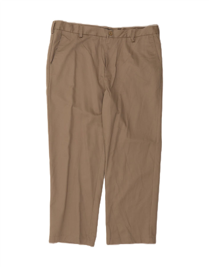 IZOD Mens Straight Chino Trousers W38 L29  Brown Cotton Vintage Izod and Second-Hand Izod from Messina Hembry 