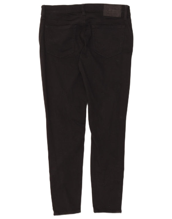 Polo Ralph Lauren Dame Skinny Jeans W29 L26 Sort Bomuld