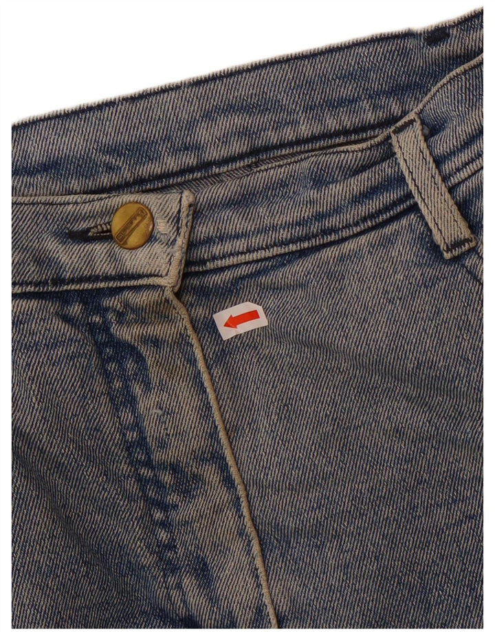 Quarry Womens Mini Denim Skirt W31 Medium Blue Cotton