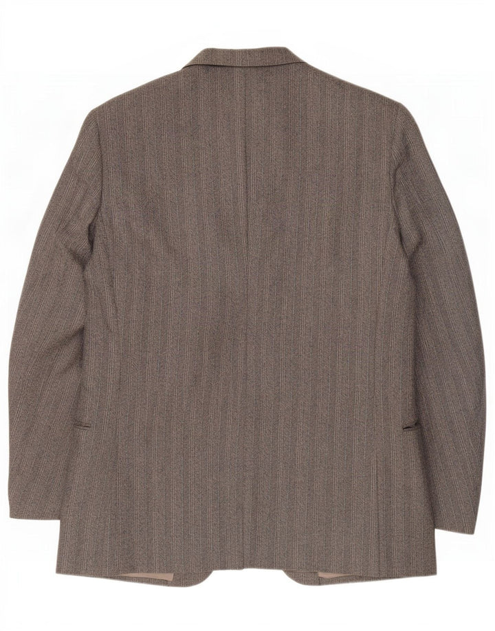 Valentino Ανδρικό σακάκι σακάκι με 2 κουμπιά UK 38 Medium Grey Ψαροκόκκαλο