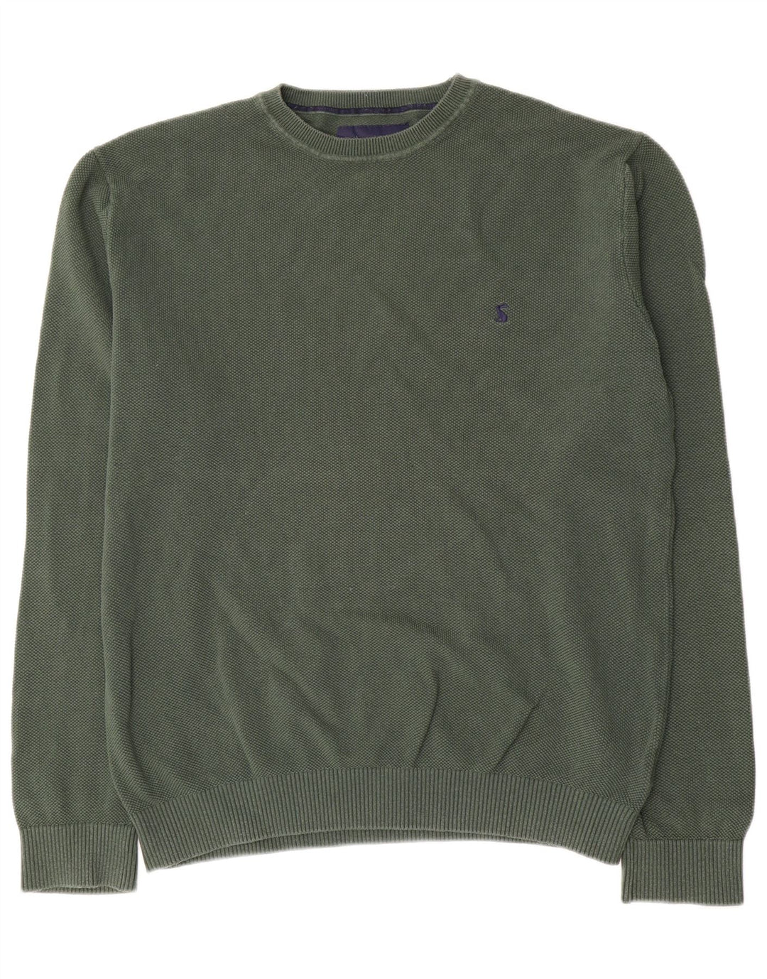Joules Mens Crew Neck Jumper Sweater Large Green Cotton