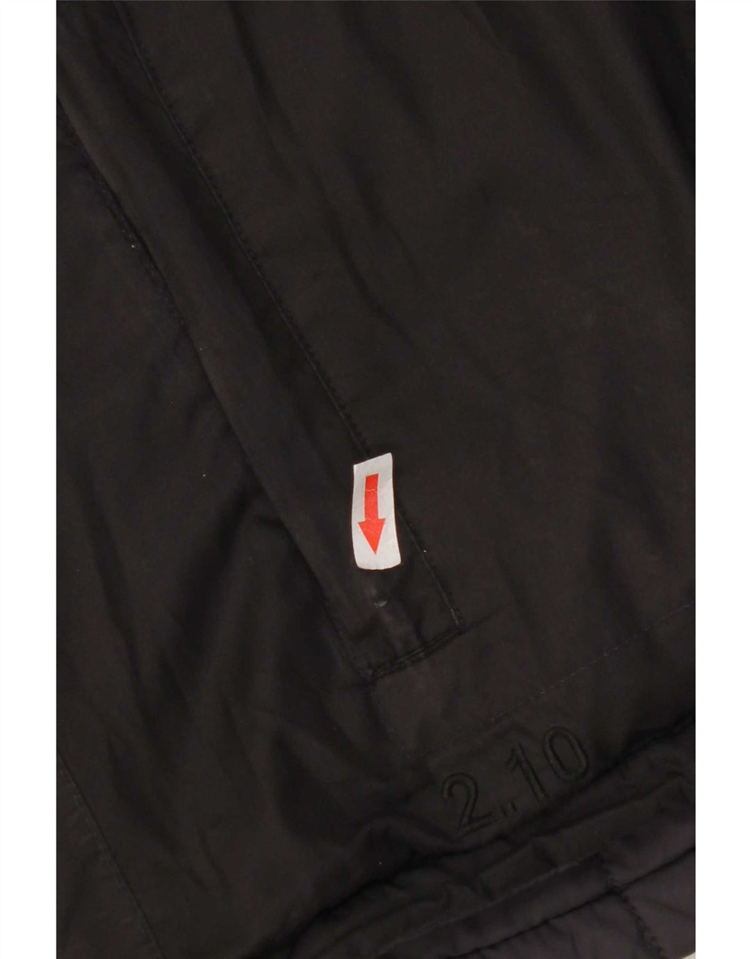 North Sails Herren Kapuzenjacke, wendbar, gepolstert, Größe 36, Schwarz