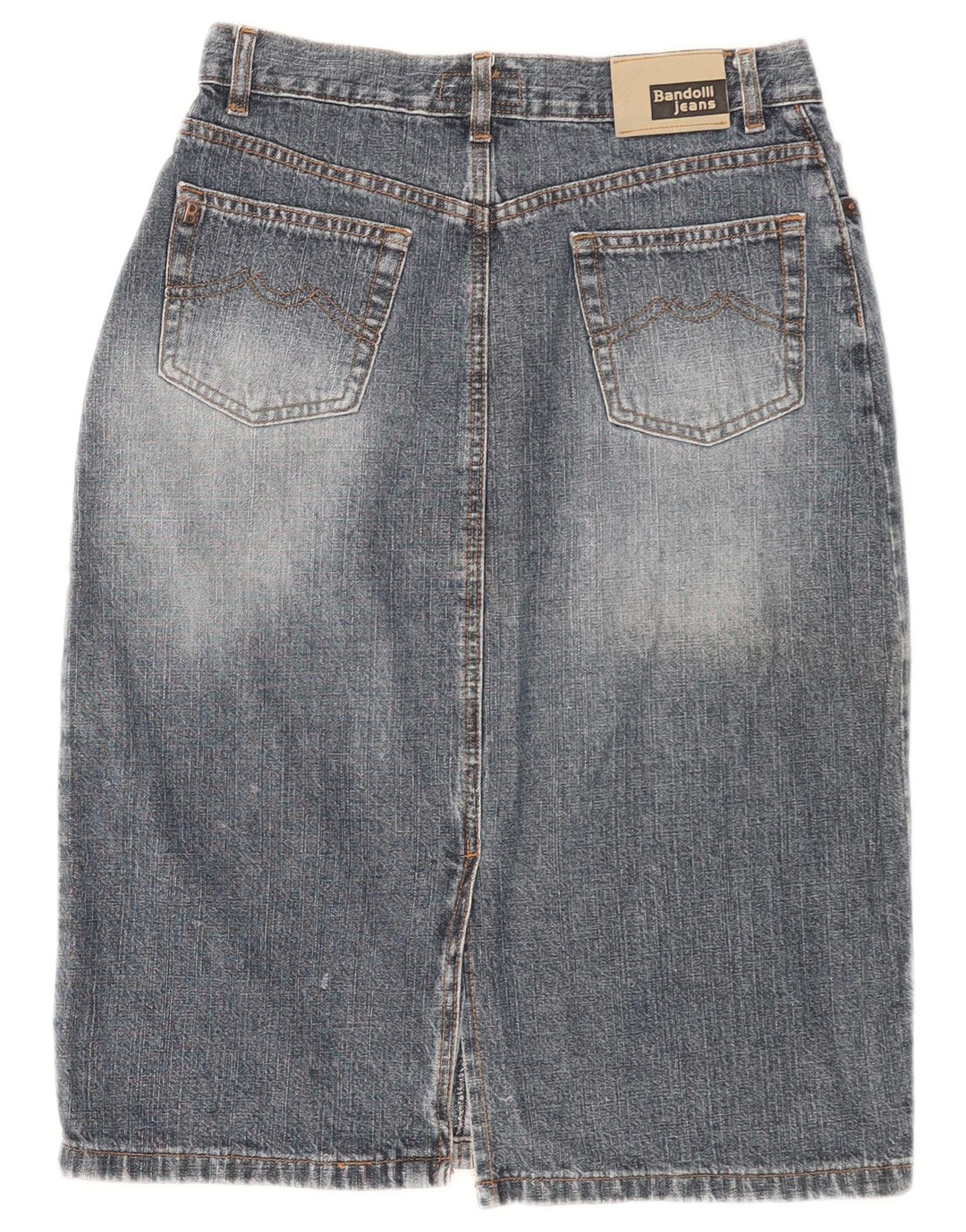 Bandolli Womens Denim Skirt EU 40 Medium W26  Blue Cotton