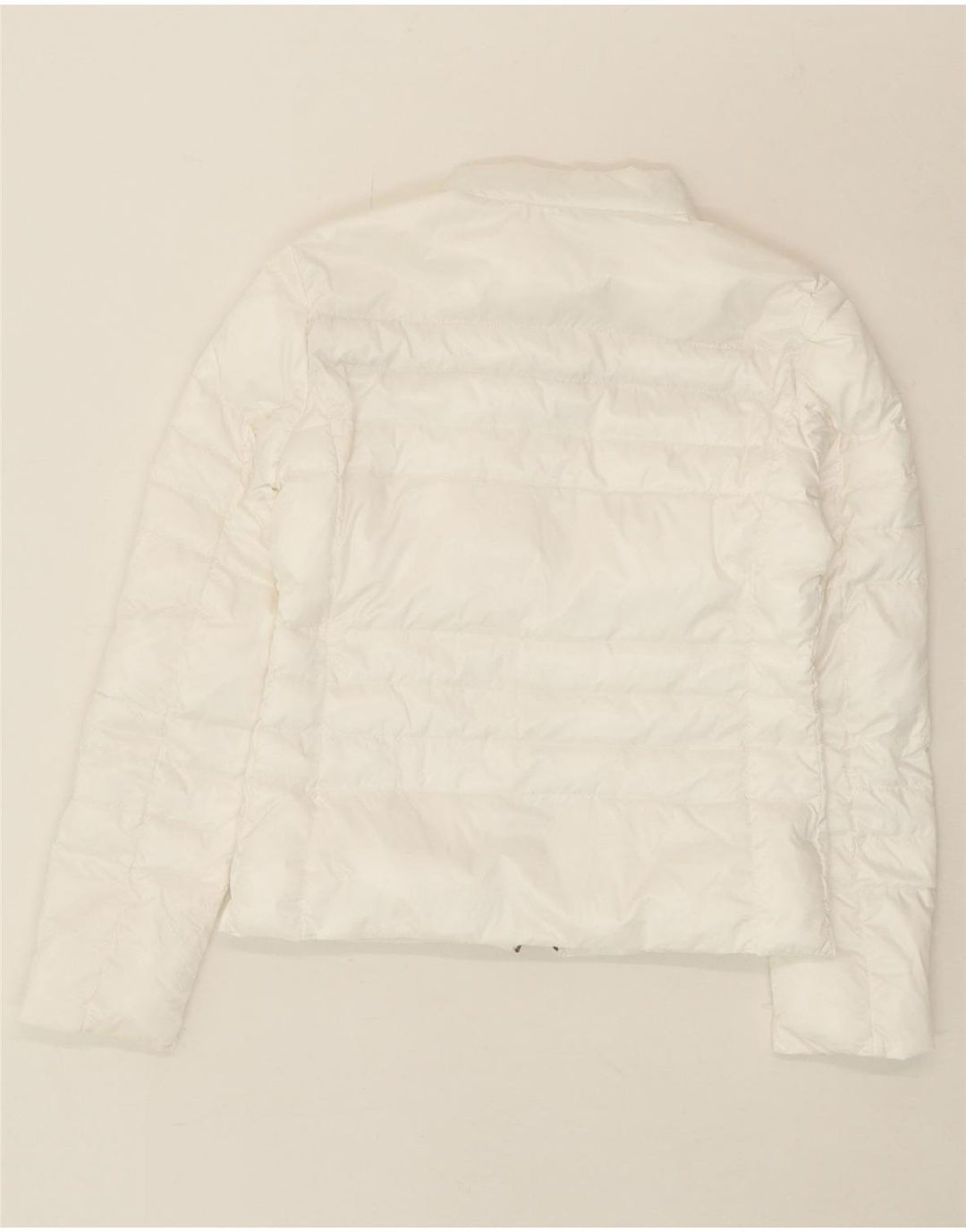U.S. POLO ASSN. Womens Padded Jacket EU 40 Medium White Polyamide Vintage U.S. Polo Assn. and Second-Hand U.S. Polo Assn. from Messina Hembry 