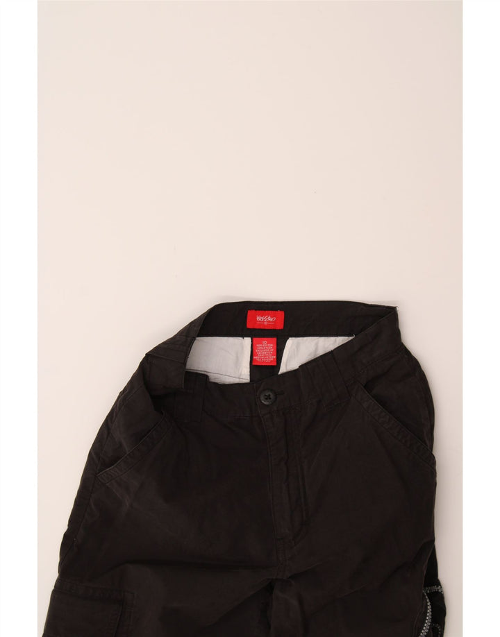 MOSSIMO Womens High Waist Graphic Cargo Shorts US 10 Large W30  Black Vintage Mossimo and Second-Hand Mossimo from Messina Hembry 