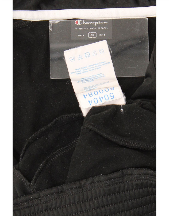 Champion Chaqueta De Chándal Para Hombre Poliéster Color Block Mediano Negro