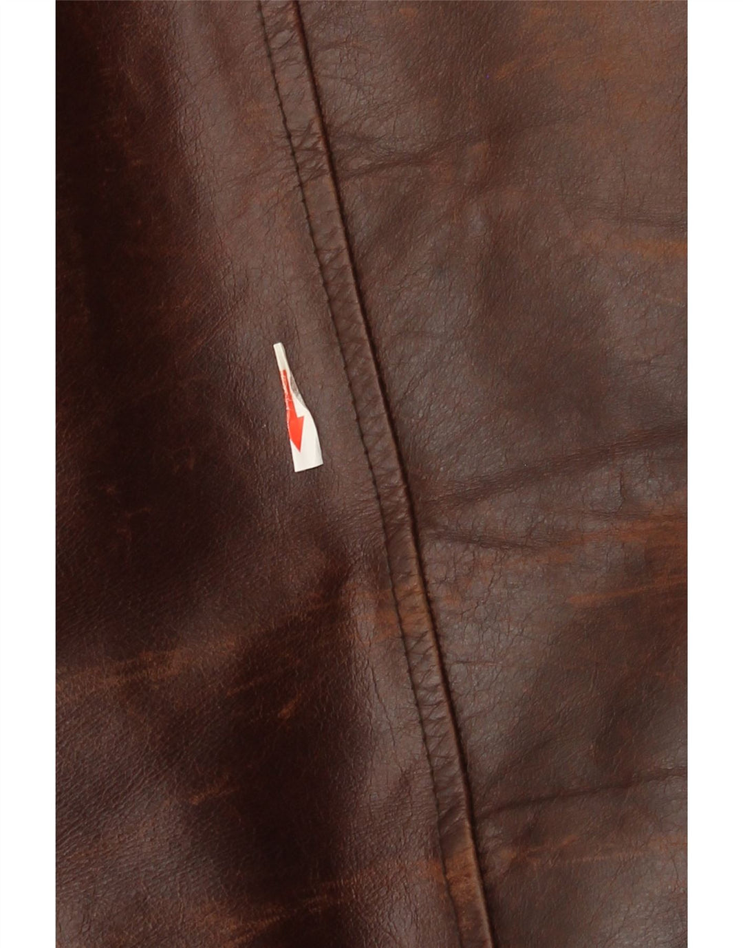 Essebi Mens Leather Jacket IT 52 XL Brown Leather