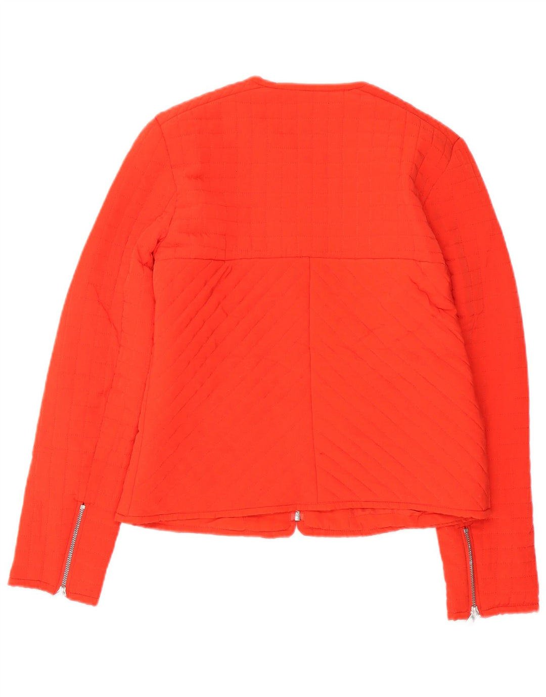 Giacca trapuntata Trafaluc da donna Zara UK 14 Poliestere arancione medio