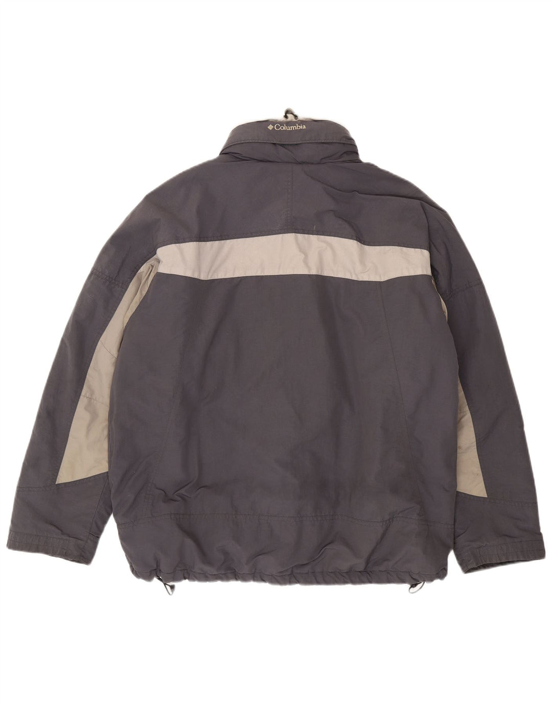 Columbia Mens Windbreaker Jacket UK 42 XL Grey Colourblock