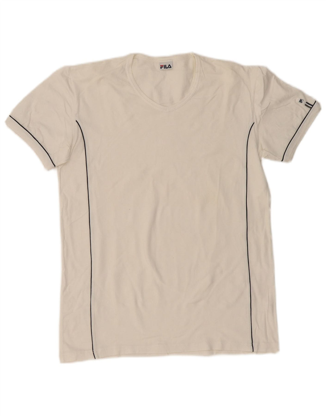 Maglietta da donna Fila Top UK 14 cotone bianco medio