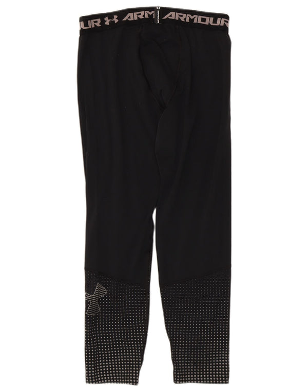 Under Armour Boys Cold Gear Grafiske Leggings 13-14 år XL Sort Polyester