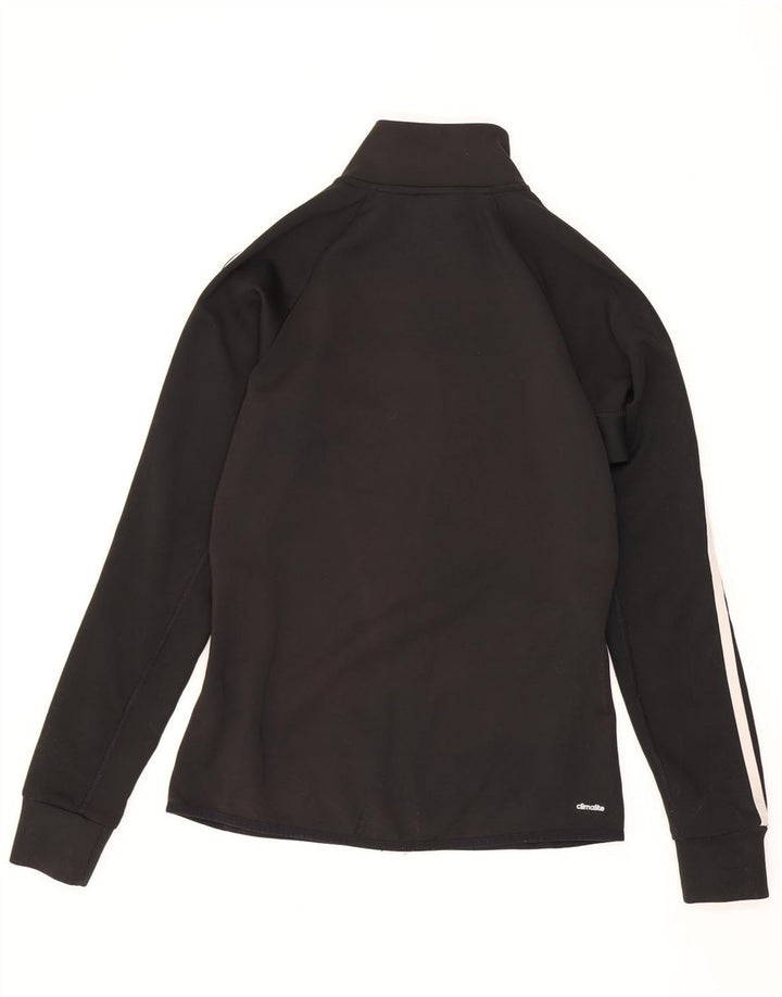 Giacca da tuta da donna Adidas Climalite UK 4/6 XS poliestere nero