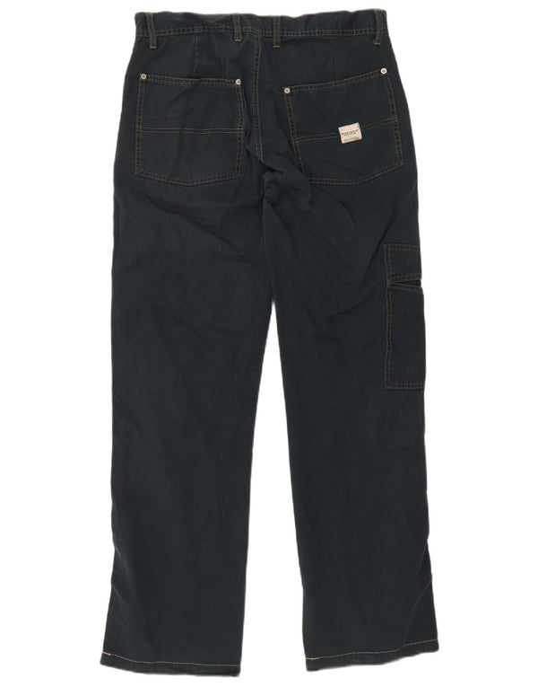 Woolrich Mens Straight Jeans W32 L32 Navy Blue Cotton