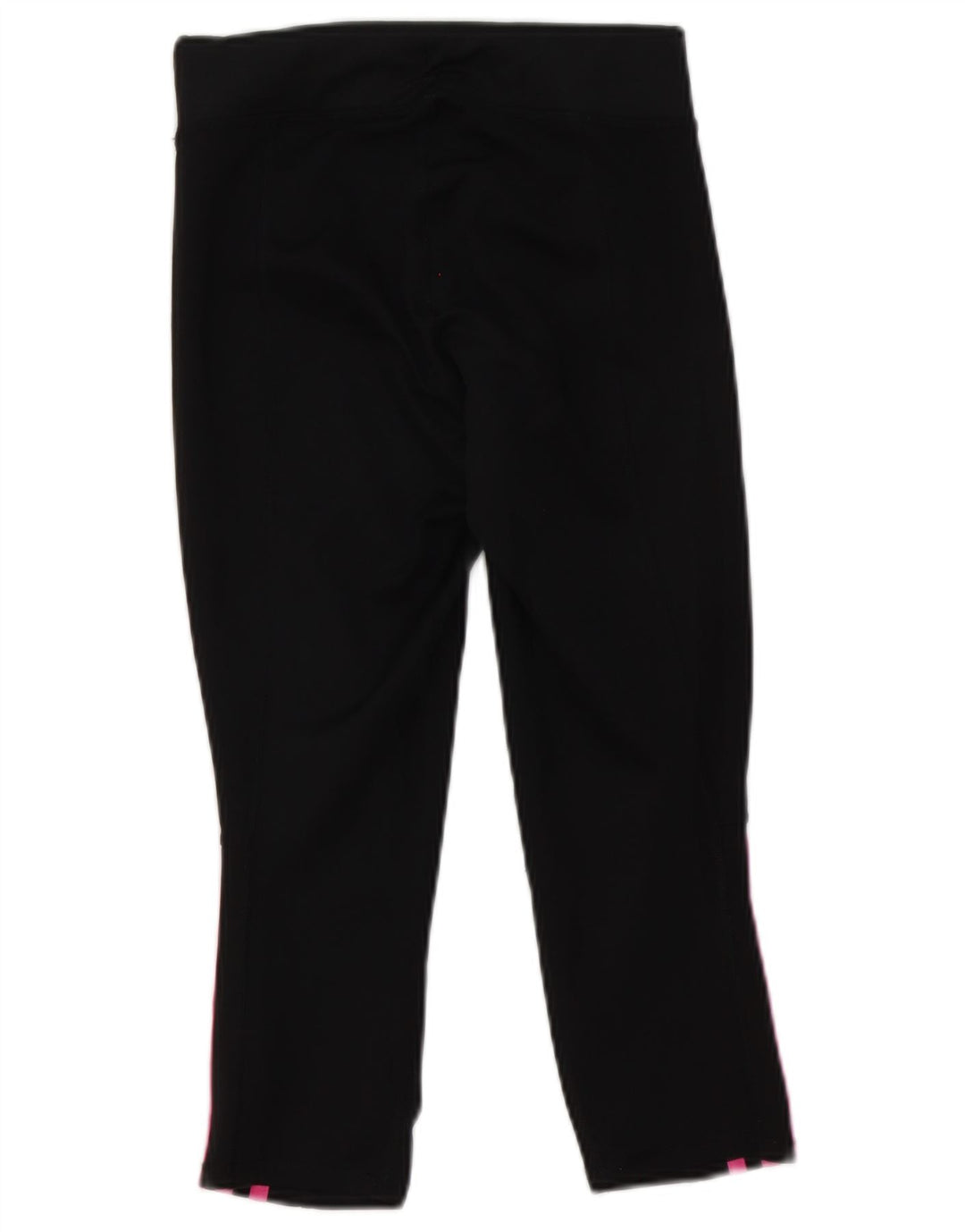 Adidas Femmes Capri Leggings UK 8 Petit Noir Polyester
