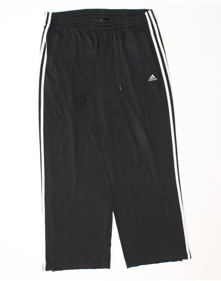 Adidas Męski pełny dres, duży, czarny poliester