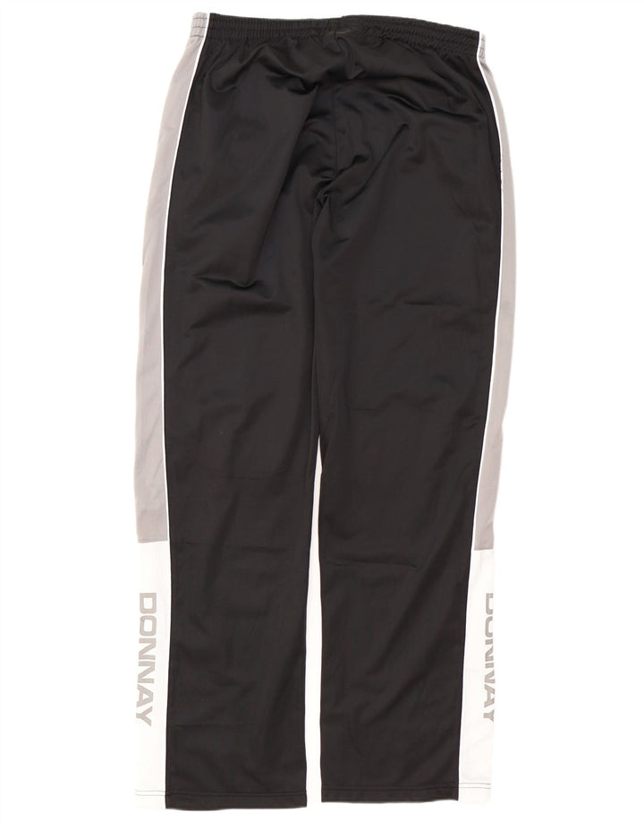 Donnay Mens Tracksuit Trousers XL Black Colourblock Polyester